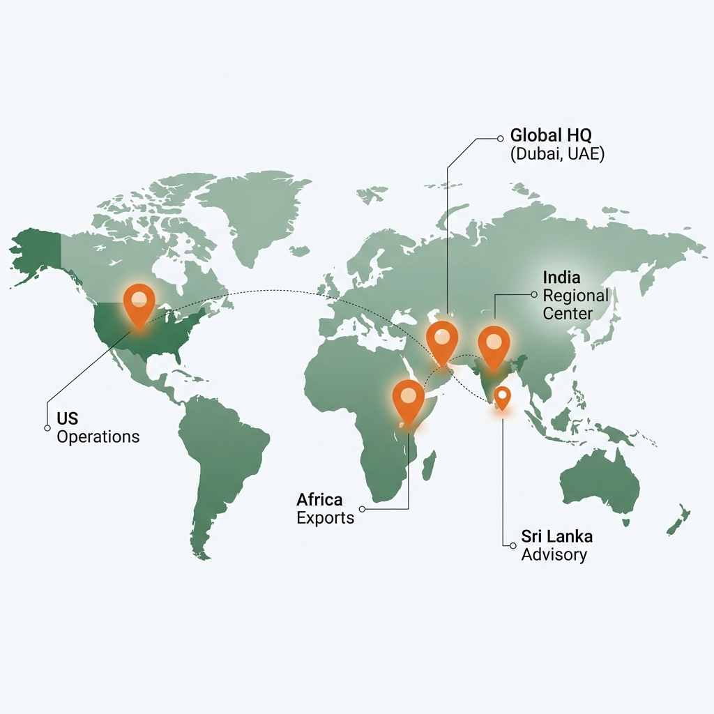 Geobit Global Operations Map